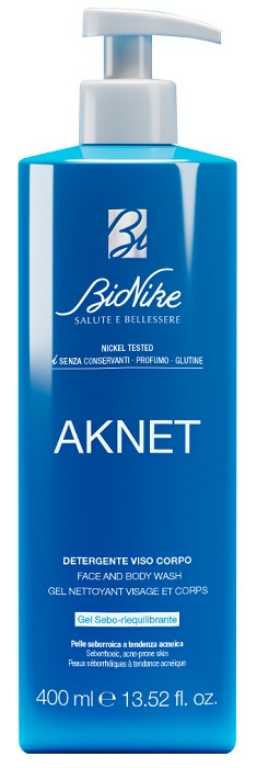 Bionike Aknet Detergente Viso Corpo Purificante E Seboregolatore 400Ml - Immagine 3