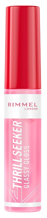 Rimmel Rosso/Rossi Thrill Seeker Glassy Gloss N. 150 Pink Candy - Immagine 3
