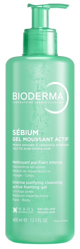 Bioderma Italia Srl Sebium Gel Moussant Actif400ml