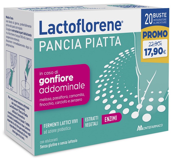 Lactoflorene Pancia Piatta 20 Bustine Promo - Immagine 4