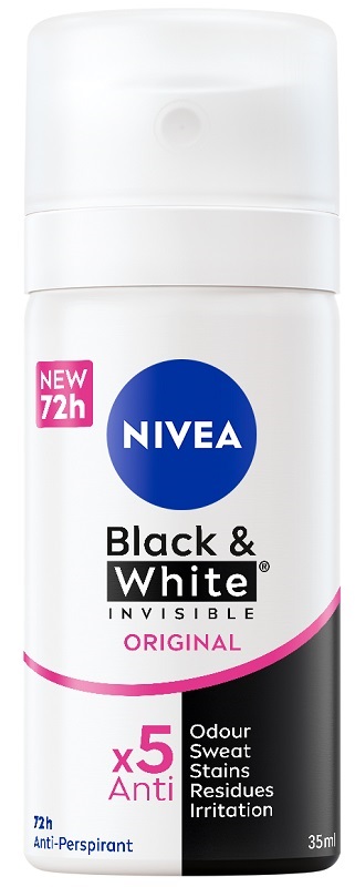 Mini Nivea Deo Spr Black&White 35M