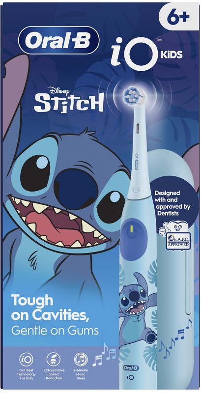 Oral-B iO Kids 6+ Spazzolino Elettrico Stitch Disney - Morbido - Rosa - Immagine 11