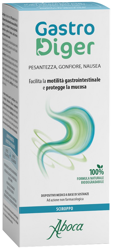 Gastrodiger Sciroppo Dispositivo Medico per Digestione Difficile 180 g - Aboca - Immagine 10