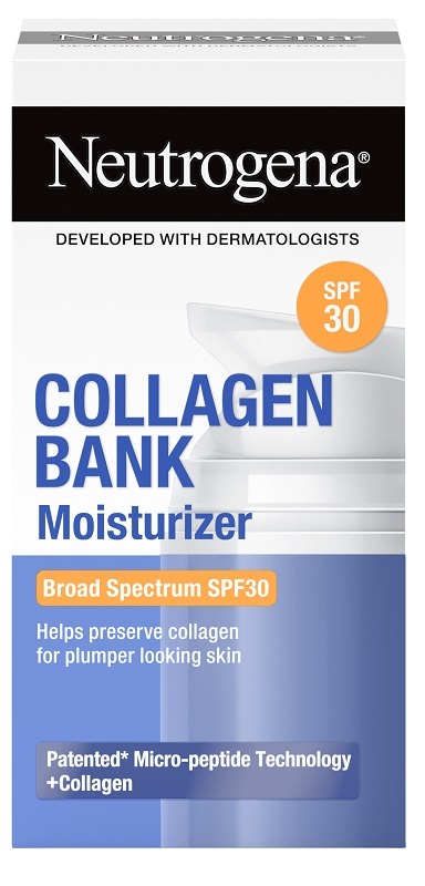 Neutrogena Crema Viso, Collagen Bank Moisturizing Cream Spf30 50Ml (50 Ml, Da Giorno, Spf 30) - Immagine 4