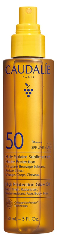 Caudalie Italia Srl Caudalie Vinosun Olio Solare Protettivo Spf50+ - Olio Solare Per Viso, Corpo E Capelli - 150 Ml