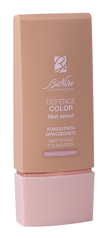 Bionike Defence Color Mat Velvet Fondotinta Opacizzante 01 Ivory 30Ml - Immagine 3