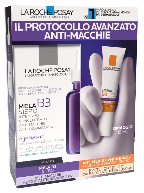 La Roche Posay-Phas (L'oreal) Kit La Roche Posay Mela B3 Siero 30Ml + Uvmune 15Ml - Immagine 3