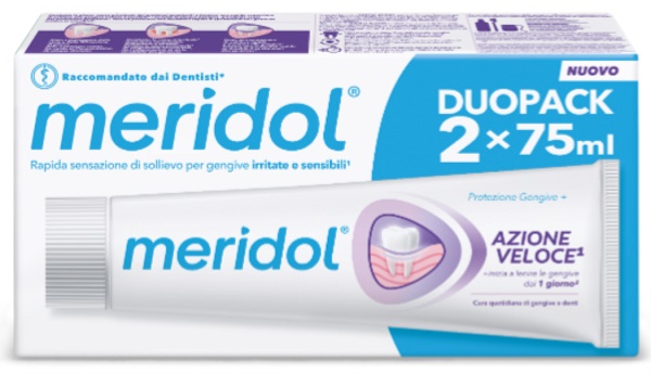 Colgate-Palmolive Commerc.srl Dentifricio Meridol Azione Veloce Per Gengive, 2 Pezzi - Immagine 4