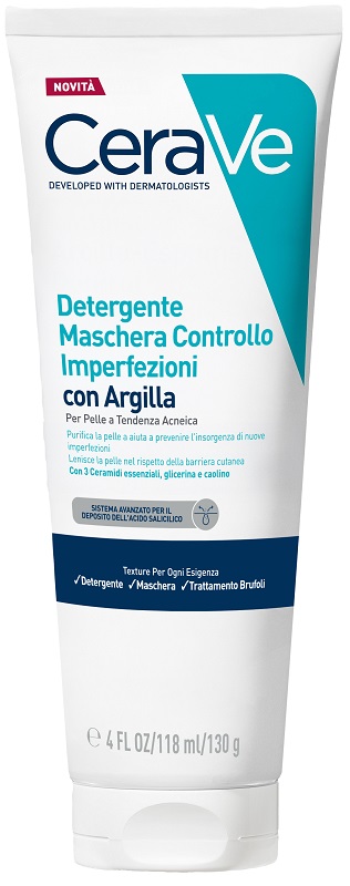 Cerave Detergente Schiumogeno All'argilla Anti-Imperfezioni 118 Ml - Immagine 4