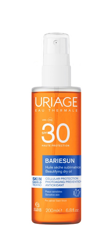 Uriage Laboratoires Dermatolog Uriage Bariesun Olio Secco Spf30 - Protezione Solare Alta Per Corpo E Capelli - 200 Ml