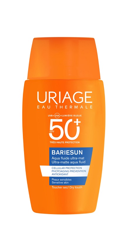 Uriage Bariesun Aqua Fluide Ultra-Mat SPF50+ - Fluido solare viso opacizzante - 50 ml