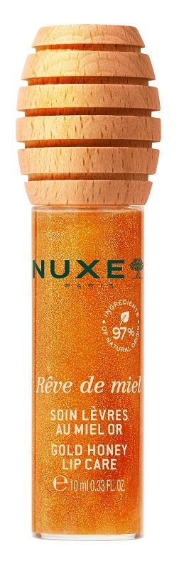 Laboratoire Nuxe Italia Srl Dorato Nuxe Reve De Miel Gold Honey Lipcare - Trattamento Labbra Gloss Al Miele 10 Ml