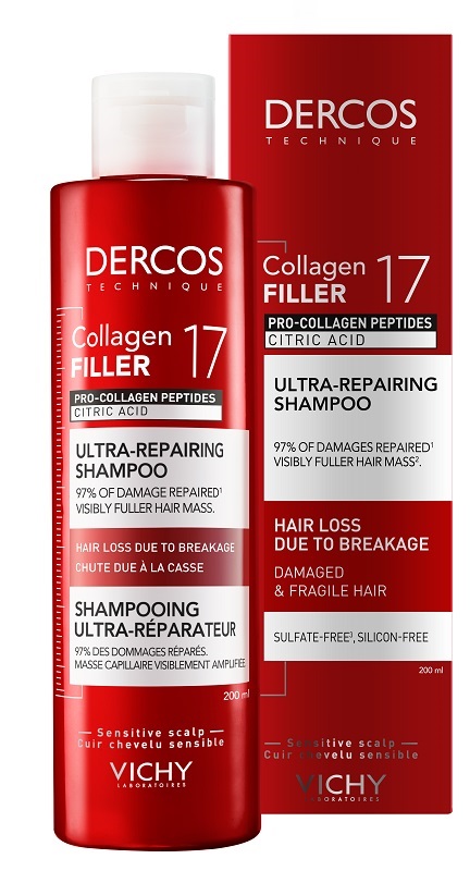 Vichy Dercos Collagen Filler 17 - Shampoo Antirottura 200 ml - Immagine 6