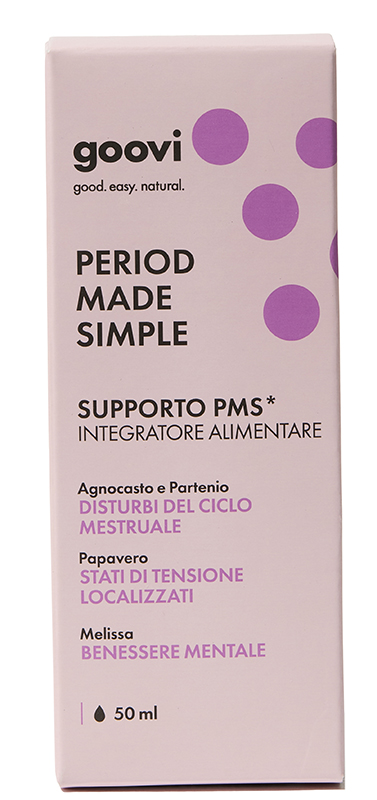 The Good Vibes Company Srl Rosso Goovi Supporto Pms Gocce