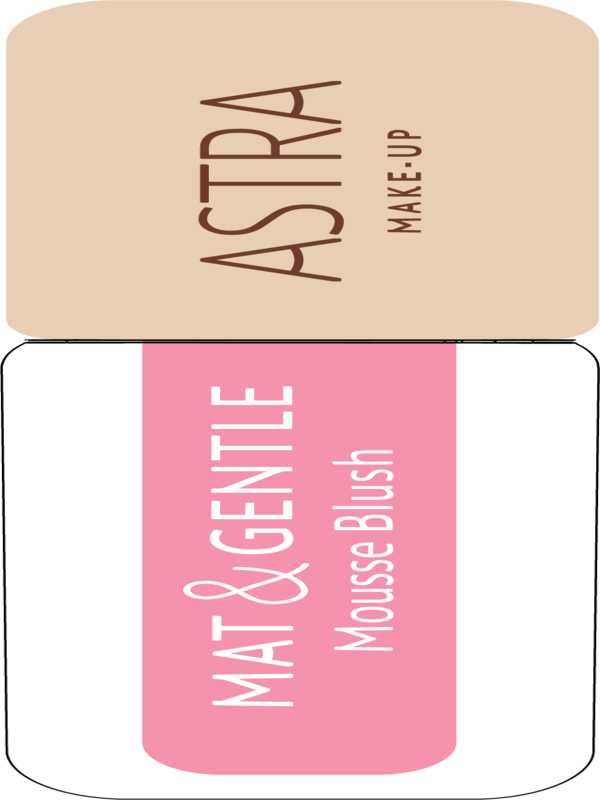 Astra Makeup Unisex Tulle Mat & Gentle Mousse Blush 0002 3.5Ml - Fard Crema - Immagine 2