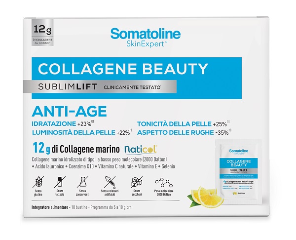 Somatoline Unisex Integratori Collagene Beauty Sublimlift Bustine 10Pz - Integratore Pelle - Immagine 10
