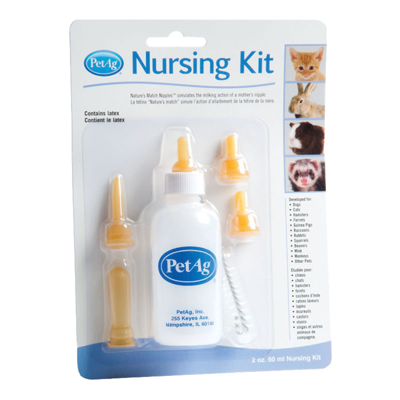 Chifa Nursing Kit Biberon Veterinario 60ml con Tettarelle e Scovolino img