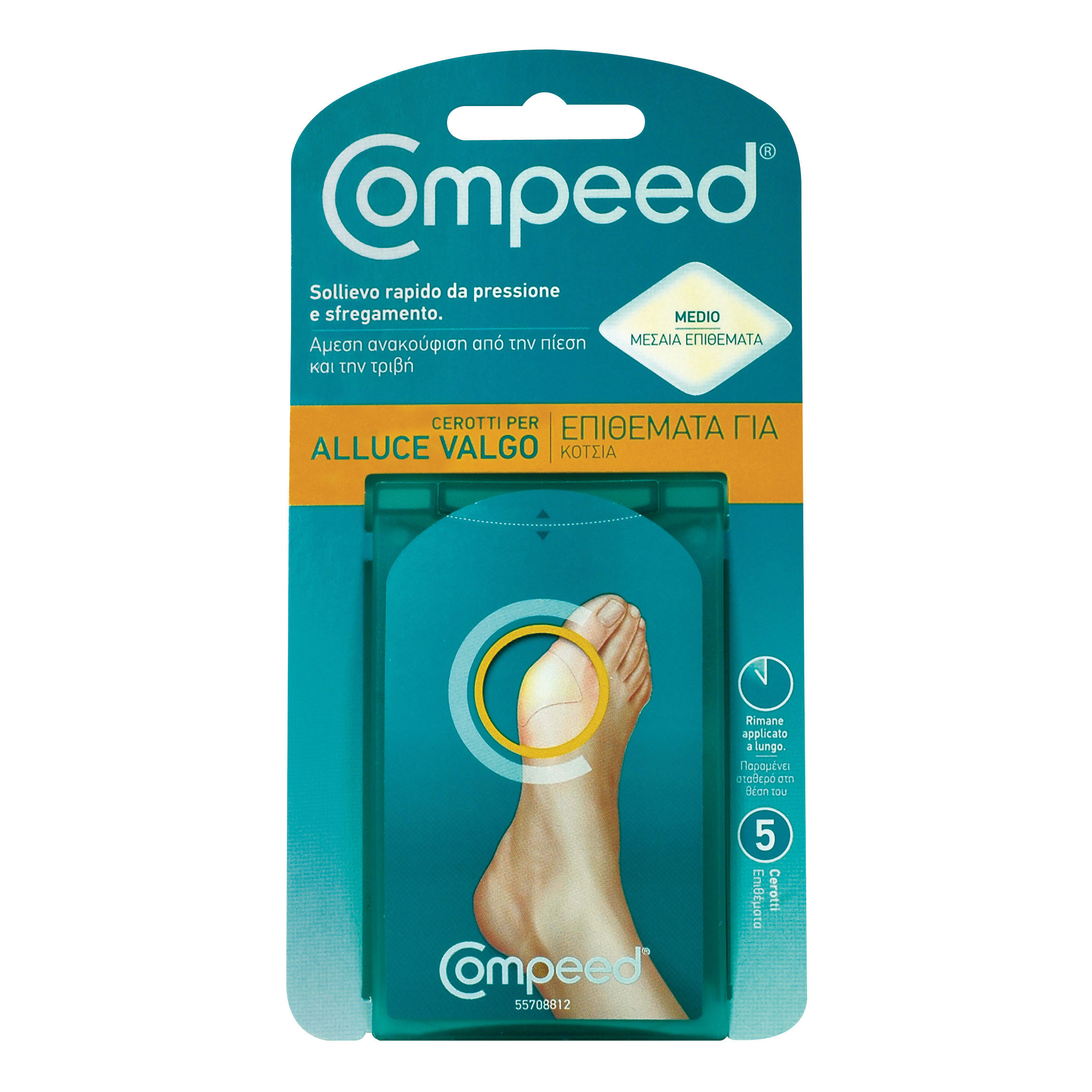 Hra Pharma Italia Srl Compeed Cerotti Per Alluce Valgo 5 Pezzi