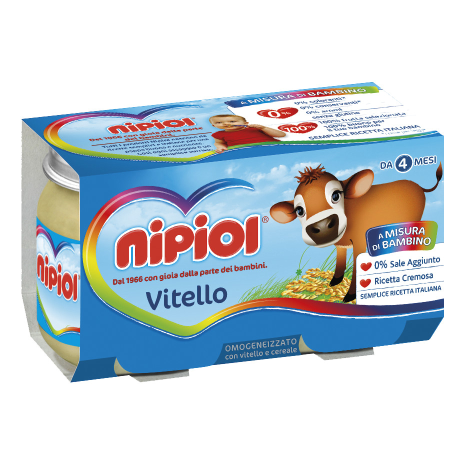 Omo Nipiol Vitello 2X120G