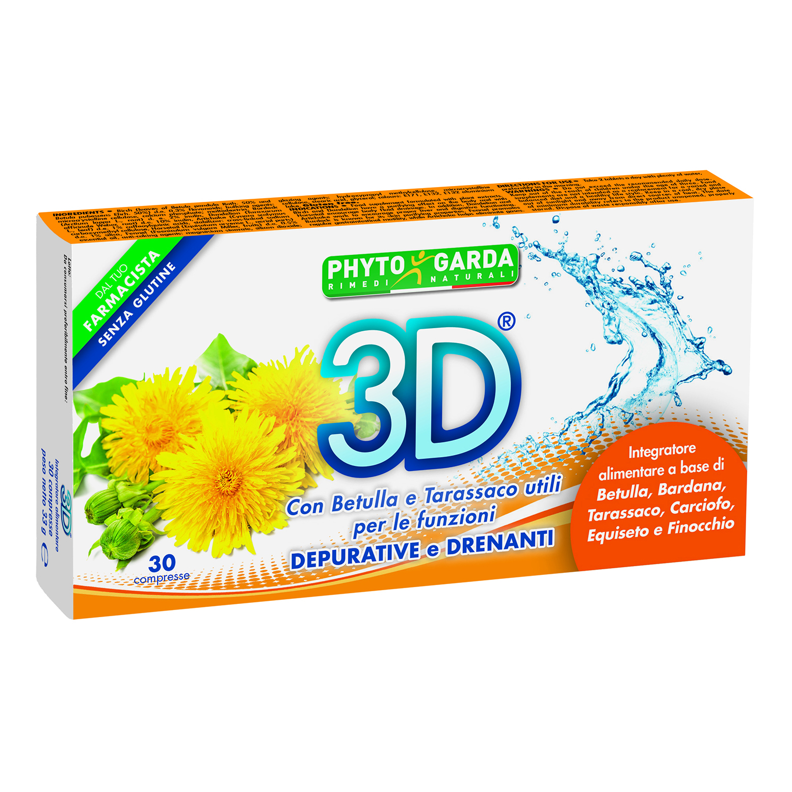 3D Drena Depura 30 Compresse
