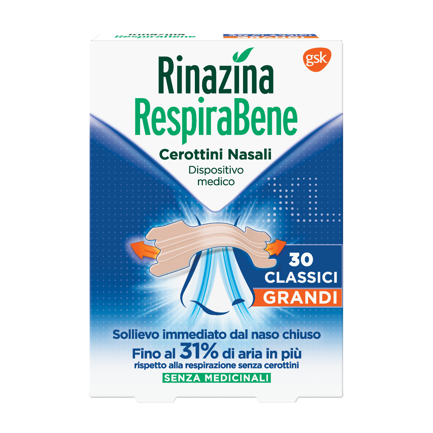 Rinazina Respirabene Cl.G 30Pezzi